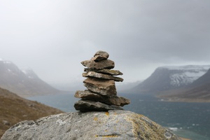 Stone Stack at Súðavík